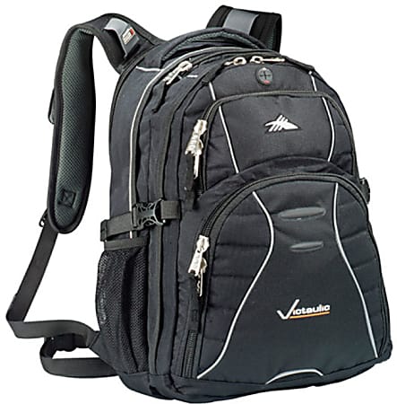 High Sierra Swoop Backpack With 17 Laptop Pocket Silver - Office Depot