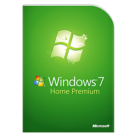 Microsoft® Windows® 7 Home Premium, Full Version, Traditional Disc