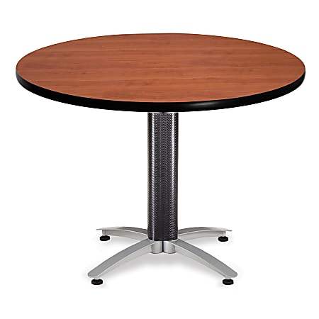 OFM Multipurpose Table, Round, 42"W x 42"D, Cherry