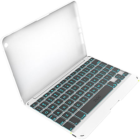ZAGG ZAGGkeys Keyboard/Cover Case (Folio) for iPad mini - White