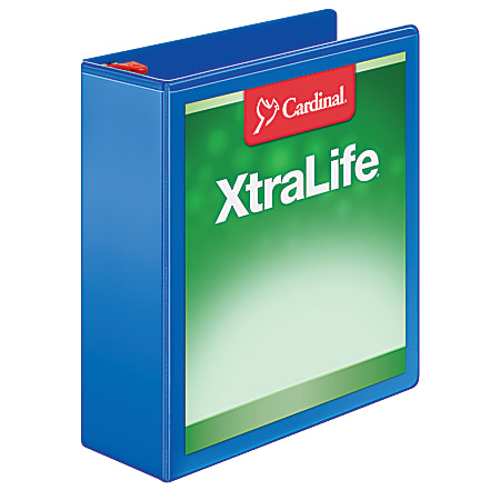 Cardinal® XtraLife™ Locking Slant-D® Ring 3-Ring Binder, 3" D-Rings, Blue