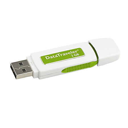 Kingston® DataTraveler® USB 2.0 Flash Drive, 2GB