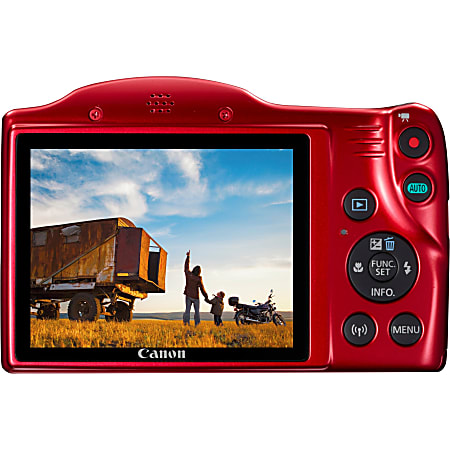 Canon PowerShot SX420 IS 20 Megapixel Compact Camera Red 12.3