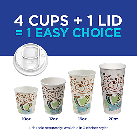 BUTCHER PRODUCTS DIXIE CUP ハット 7 1/2 Dixie PerfecTouch Insulated Paper Hot Cups 12 oz Coffee Haze 1000