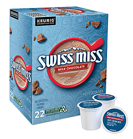 Swiss Miss Hot Cocoa Single-Serve K-Cup®, 0.65 Oz, Box Of 22