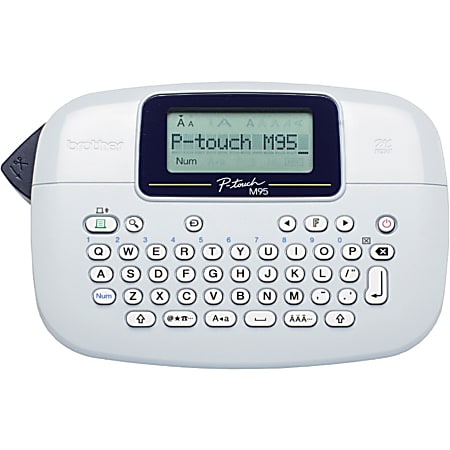 P Touch Handy Labeler WhiteGreen - Office Depot