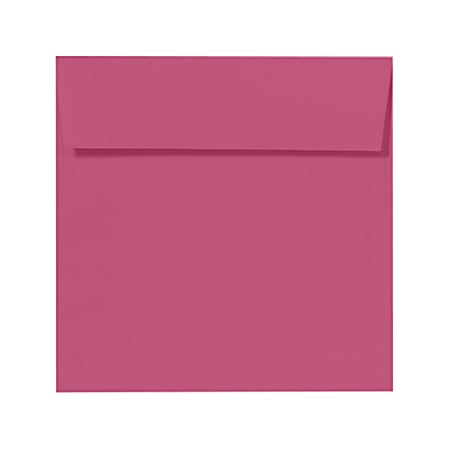 LUX Square Envelopes, 6 1/2" x 6 1/2", Peel & Press Closure, Magenta, Pack Of 1,000