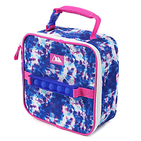 Arctic Zone Insulated 2-Way Carry Lunch Box, Tie-Dye Blue