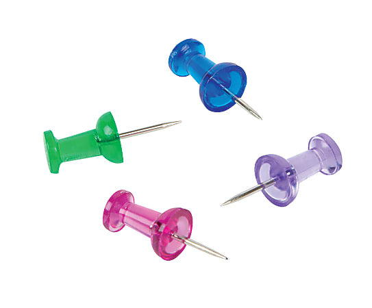 Office Depot Brand Fashion Pushpins 14 Irregular Shape Assorted