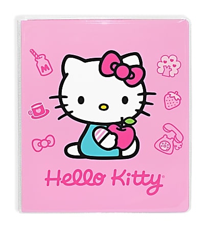 Hello Kitty 3-Ring 1 Inch Vinyl Binder