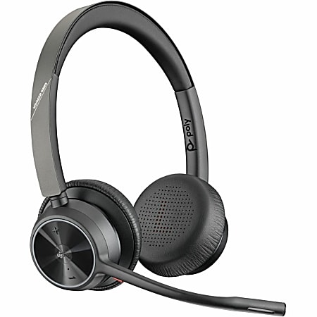 Poly Voyager 4320 Microsoft Teams Certified USB-C Headset +BT700 dongle - Siri, Google Assistant - Stereo - 77Z30AA