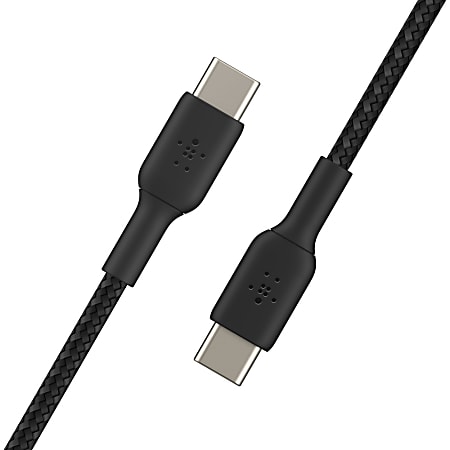 Belkin BoostCharge Braided USB-C To USB-C Cable, 1M/3.3ft,