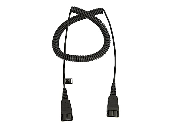 Jabra Audio Extension Cable - Audio Cable - First End: 2 x Quick Disconnect Audio - Male - Extension Cable