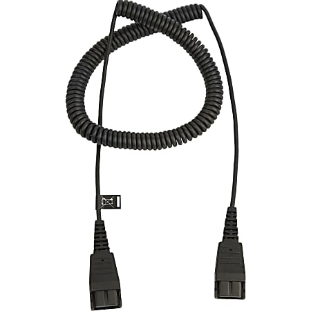 Jabra Audio Extension Cable - Audio Cable - First End: 2 x Quick Disconnect Audio - Male - Extension Cable