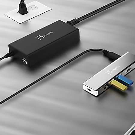 充電器JUP44100 100W PD USB-C Super Charger j5create | JUP44100 100W 4-Port PD USB-C™ Super Charger