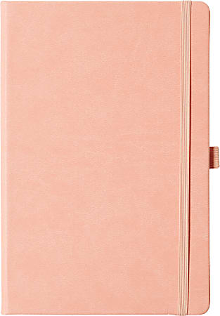 Eccolo Cool Jazz Journal, 5-1/2&rdquo; x 8-1/2&rdquo;, 192 Pages, Peach/Cool Gray