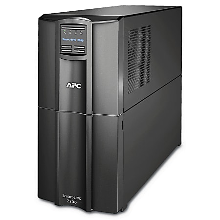 APC® Smart-UPS 10-Outlet Tower With SmartConnect, 2,200VA/1,920 Watts, SMT2200C