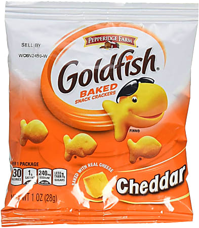 Pepperidge Farm Goldfish Baked Cheddar Cheese Crackers, 1.2 Oz