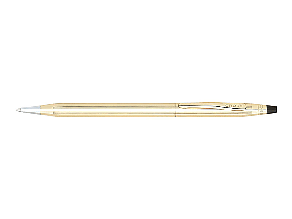 Cross Classic Century 10 Karat Gold Filled Ballpoint Pen Medium Point 1.0  mm Gold Barrel Black Ink - Office Depot