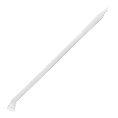 Karat Jumbo Straws, 7-3/4", Clear, Pack Of 12,000 Straws