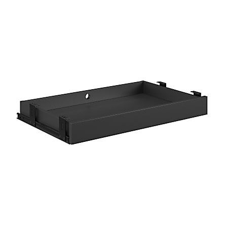 Sauder® Pencil Drawer For Affirm Desks, 3”H x 28”W x 16-1/3”D, Black