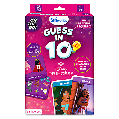 Skillmatics Guess in 10 Game, Disney Princesses, 1st Grade