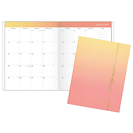 Cambridge® Monthly Planner, 8 1/2" x 11", Arizona, January 2019 to December 2019