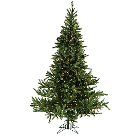 Fraser Hill Farm Flocked Snowy Pine Christmas Tree With Smart String Lighting, 12'