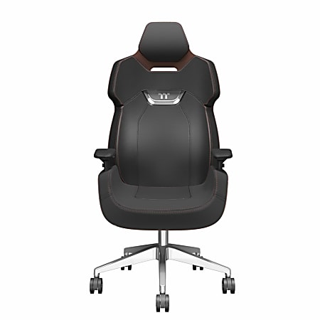 Thermaltake Argent E700 Real Leather Gaming Chair, Saddle Brown