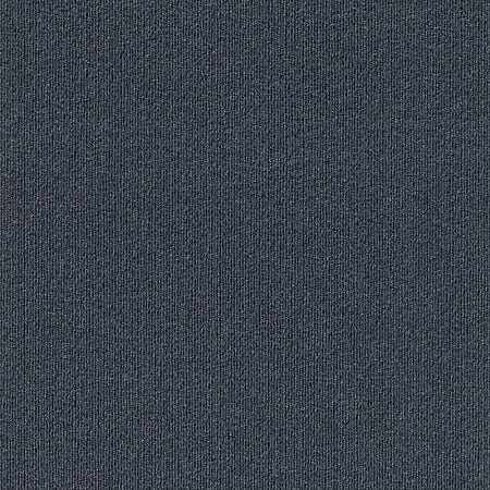 Foss Floors Ridgeline Peel & Stick Carpet Tiles, 24" x 24", Denim, Set Of 15 Tiles