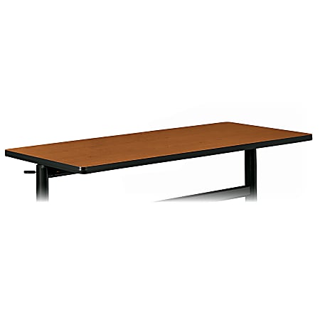 basyx by HON Rectangular Table Top Without Grommets 60 W x 24 D Bourbon ...