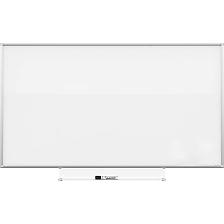 Quartet® Silhouette Total Unframed Melamine Dry-Erase Whiteboard, 48" x 85", White