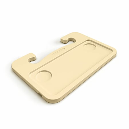 Limitless Innovations Plastic RoadWarrior 2-In-1 Convertible Wheel/Desk Tray, 16-5/16" x 11", Tan