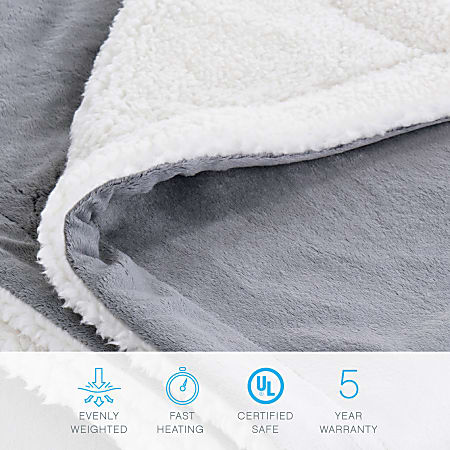 Is there a top heated weighted blanket