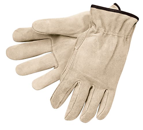 Memphis Glove Premium-Grade Leather Unlined Driving Gloves, Large, Pack Of 12 Pairs