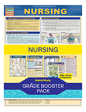 QuickStudy Grade Booster Pack, Nursing