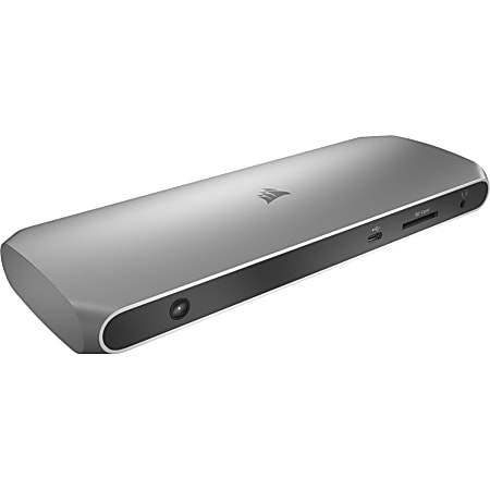 Corsair TBT100 Thunderbolt 3 Dock - for Notebook/Monitor - 85 W - USB Type C - USB Type-C - Network (RJ-45) - HDMI - Thunderbolt - Wired