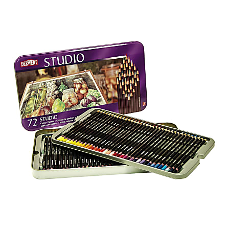 Derwent Studio Pencil Set Assorted Colors Set Of 72 - Office Depot