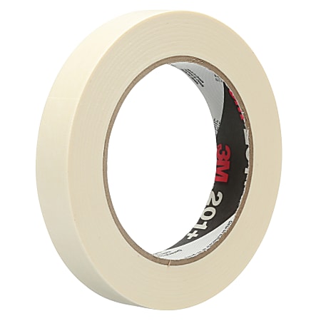 3M™ General Use Masking Tape, Removable, 0.71" x 60.14 yd, Tan, Case Of 48 Rolls