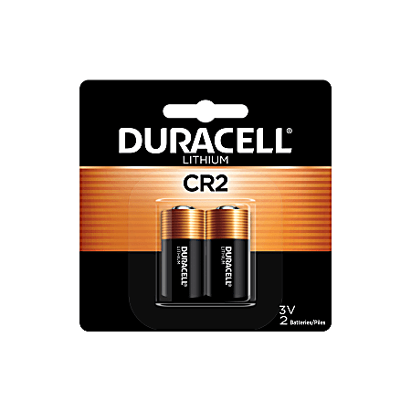 Duracell® Photo 3-Volt CR2 Lithium Battery, Pack Of 2