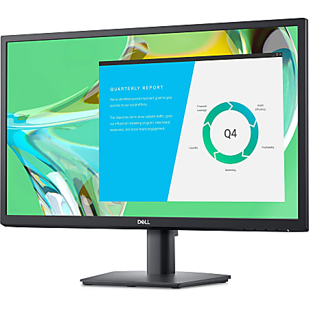 Dell E2422HN 24" Class LCD Monitor - 16:9 - Black - 23.8" Viewable - Thin Film Transistor (TFT) - LED Backlight - 1920 x 1080 - 250 Nit - HDMI - VGA