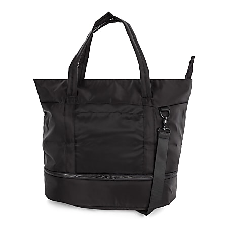 Bugatti Traveler Tote Bag With 14" Laptop Pocket, Black