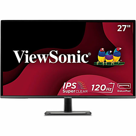 ViewSonic VA2756A-MHD 27 Inch IPS 1080p Monitor with 120Hz, Eye Care, HDMI, DisplayPort, and VGA Inputs  - VA2756AMHD