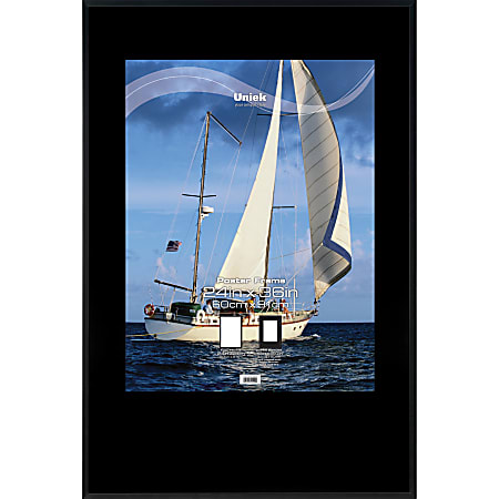 Uniek Marcus Poster Frame, 25" x 37", Black