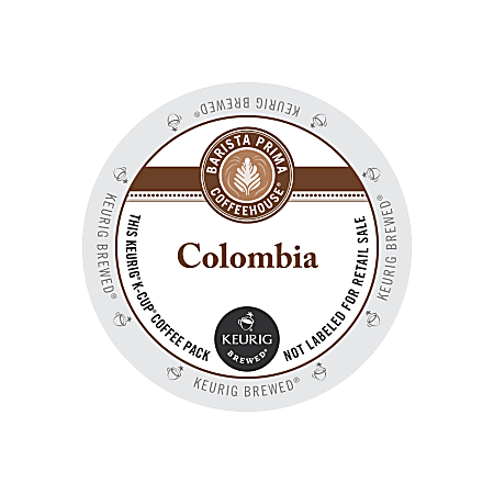 Barista Prima Coffeehouse® Single-Serve Coffee K-Cup® Pods, Columbia Roast, Carton Of 24