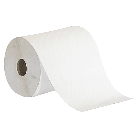 Preference Roll Towel - 1 Ply - 29.17 ft x 7.87" - White - Paper - Nonperforated, Absorbent - For Healthcare, Office Building, Lodging, Food Service, Restroom - 12 / Carton
