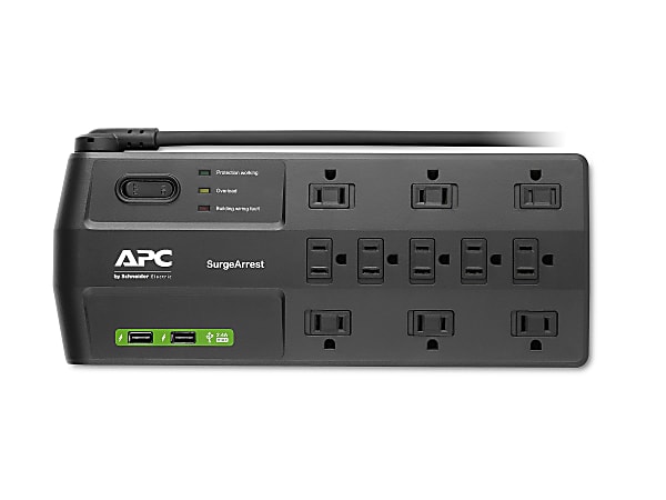 APC P11U2 - Surge protector - AC 104-126 V - output connectors: 11