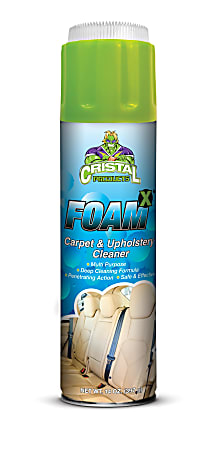 Cristal Foam X Carpet And Upholstery Cleaner, 14 Oz