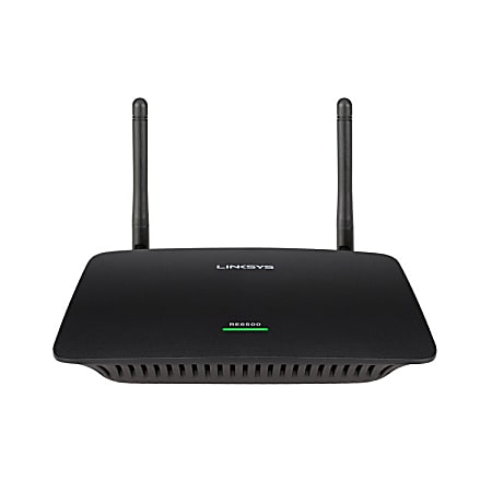 Linksys AC1200 Dual Band Table Top Wi Fi Range Extender RE6500 Black -  Office Depot