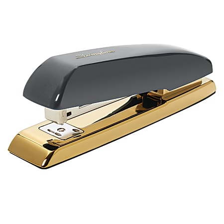 Swingline® Durable Desk Stapler, Gray/Gold